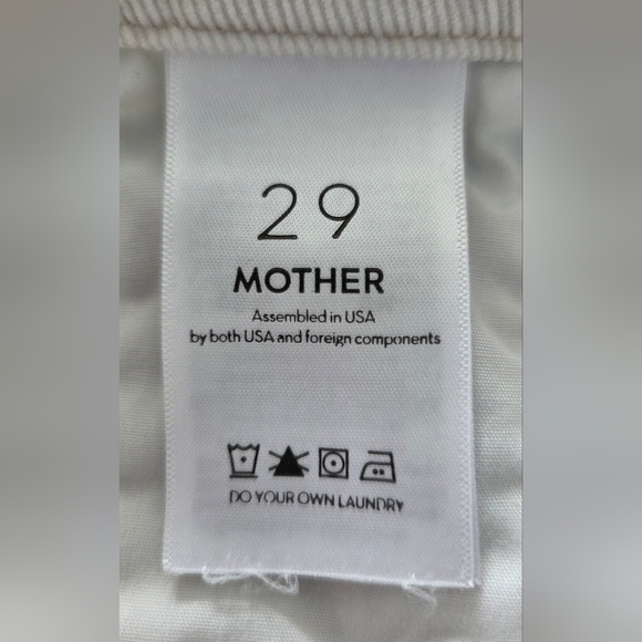 MOTHER Cream Ankle & Cropped Jeans - Picture 5 of 6